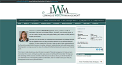 Desktop Screenshot of luminouswm.com